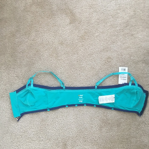 Zumba Women's Borderline Bra Top, Navy, Small - Picture 4 of 7